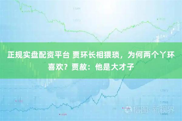 正规实盘配资平台 贾环长相猥琐，为何两个丫环喜欢？贾赦：他是大才子